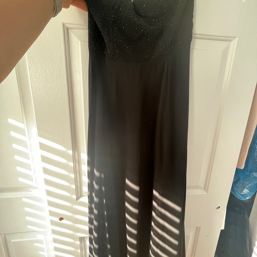 Lulu's Black Sparkle Dress